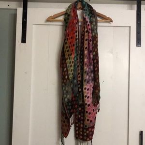 Indian tassel wrap scarf